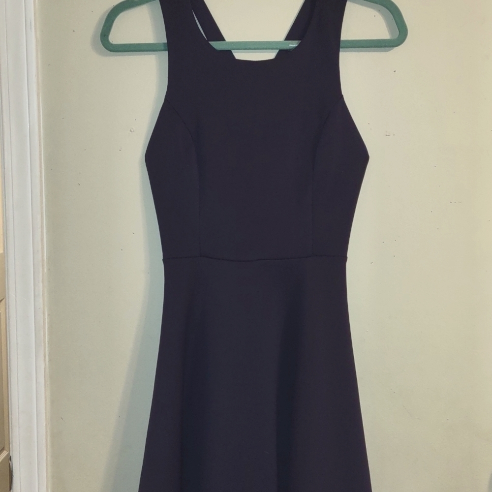 Navy blue dress by Altered State